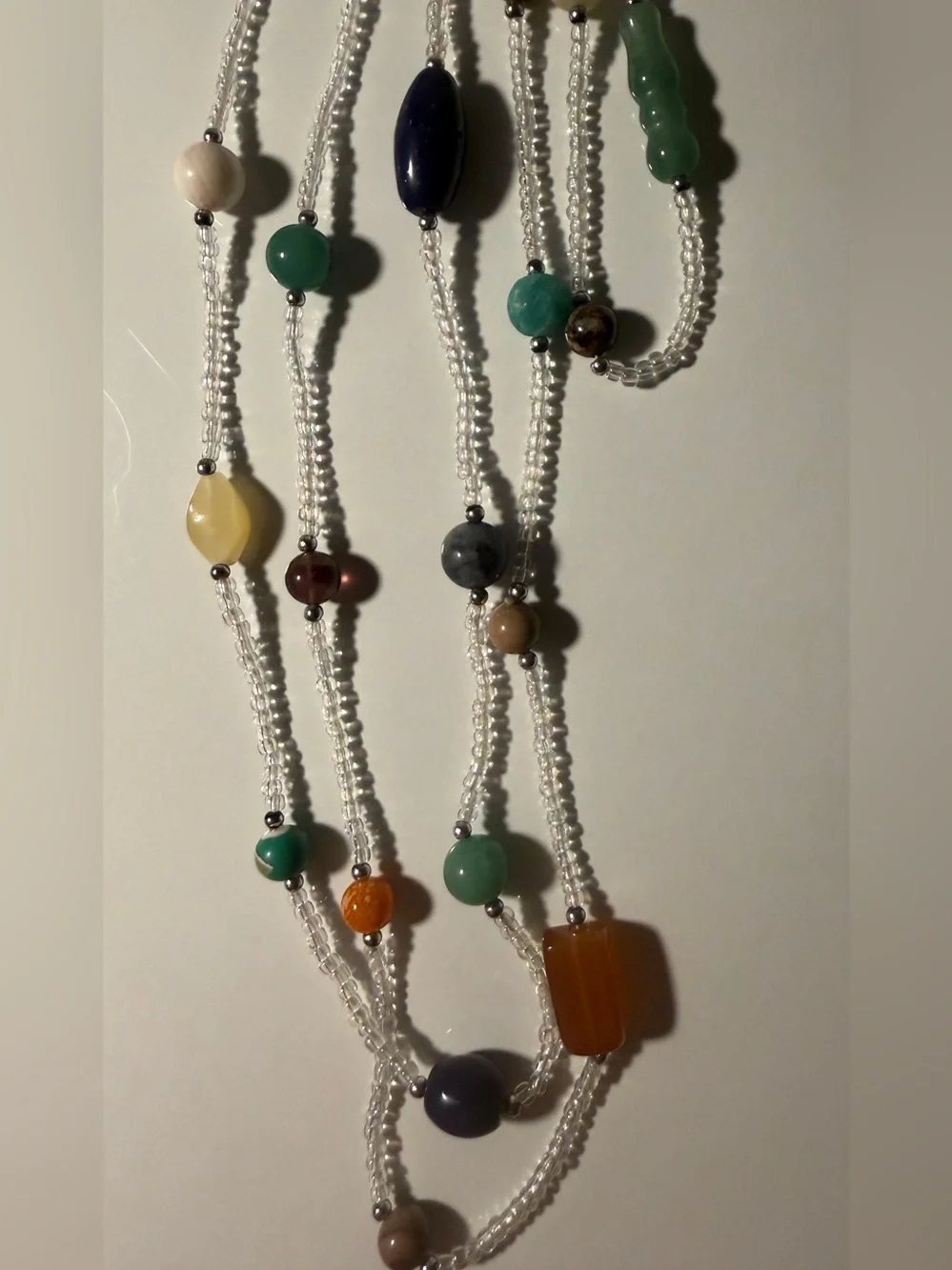 Multi-Color Beaded Layered Necklace - Women Jewelry